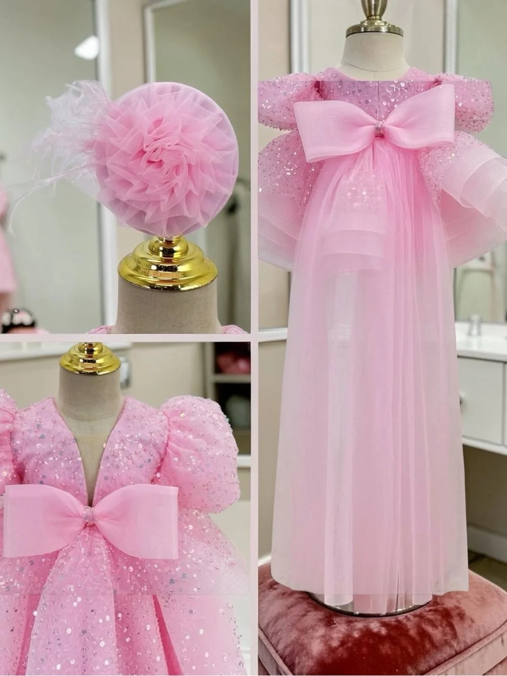 Sequins Princess Dress Toddler Girls